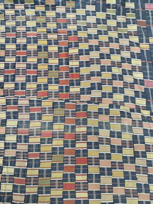 Lot 64 - A Ewe Mans cotton cloth, Ghana / Togo, mid 20th century.