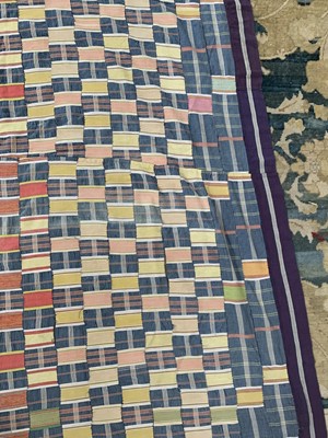 Lot 64 - A Ewe Mans cotton cloth, Ghana / Togo, mid 20th century.