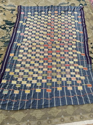 Lot 64 - A Ewe Mans cotton cloth, Ghana / Togo, mid 20th century.