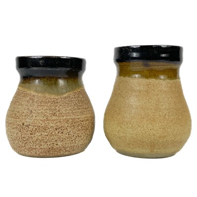 Lot 456 - A small box of Cornish and other studio pottery.