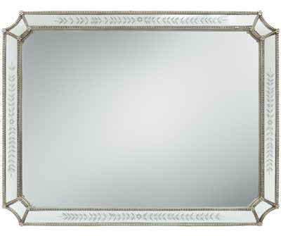 Lot 690 - A 20th century Venetian style mirror.