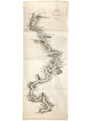 Lot 181 - 'Tombleson's Panoramic Map of the Thames and Medway'