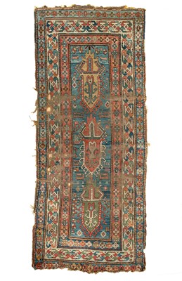 Lot 199 - A Kazak long rug, South West Caucasus, 19th century.