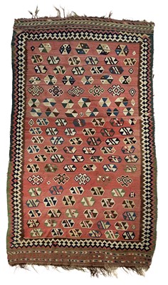 Lot 201 - A Ghashgai Kelim, South West Persia, circa 1920