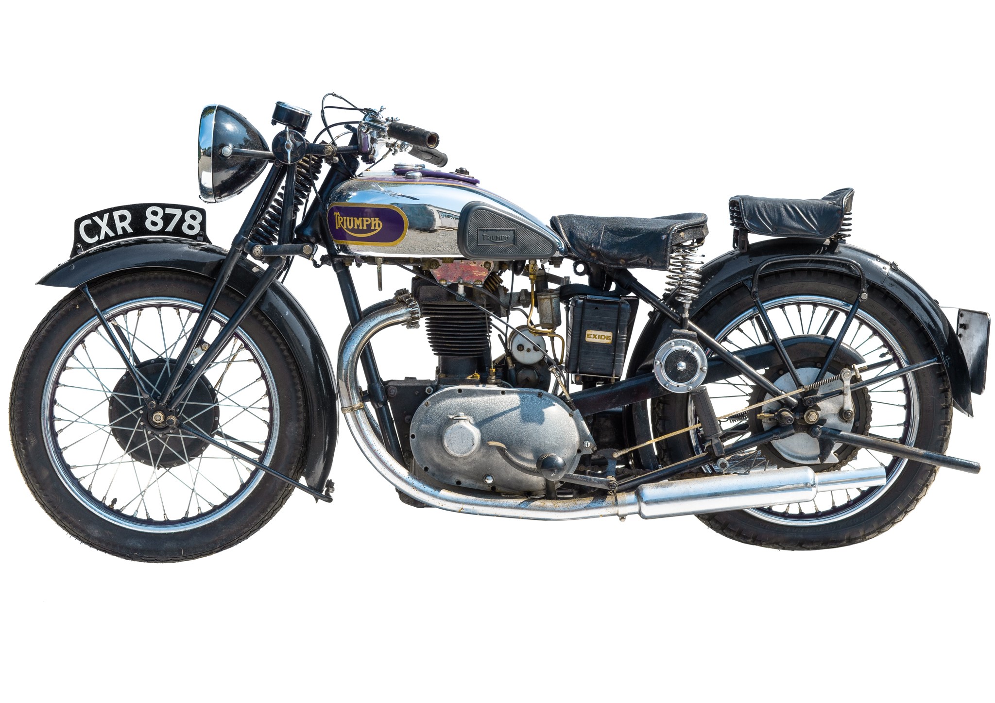 Lot 403 - A 1936 Triumph 6/1 650cc twin-cylinder