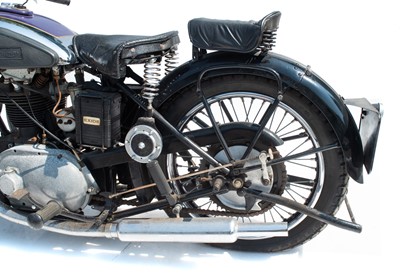 Lot 403 - A 1936 Triumph 6/1 650cc twin-cylinder motorcycle.