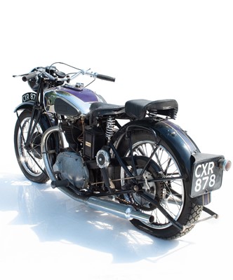 Lot 403 - A 1936 Triumph 6/1 650cc twin-cylinder motorcycle.