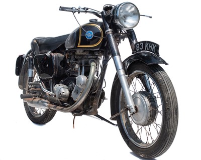 Lot 404 - A 1957 AJS 350cc motorcycle.
