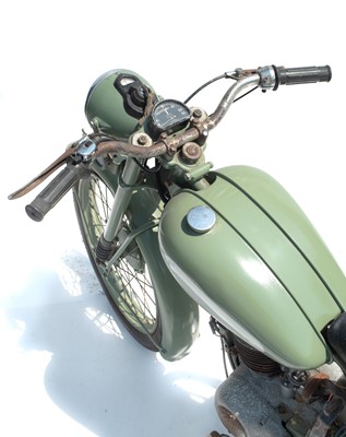 Lot 406 - A BSA Bantam D1 125cc motorcycle.