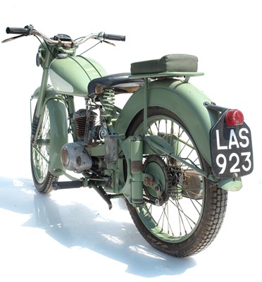 Lot 406 - A BSA Bantam D1 125cc motorcycle.