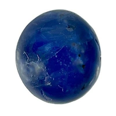 Lot 102 - A certified loose cabochon star sapphire of 4.04ct.