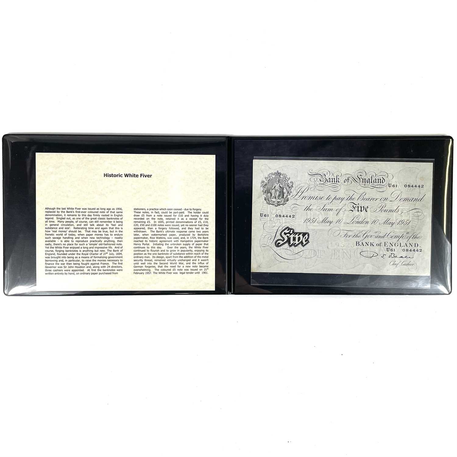 Lot 92 - P.S. Beale Bank of England white £5 note