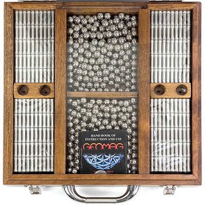 Lot 812 - Geomag "Plastwood 1450 collection" serial No. 0798 Wooden boxed set