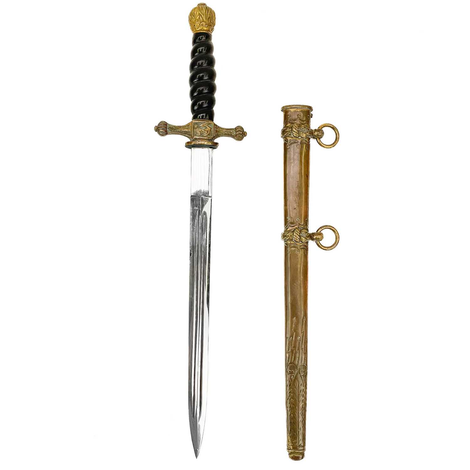 Lot 282 - An Imperial German Naval dirk.