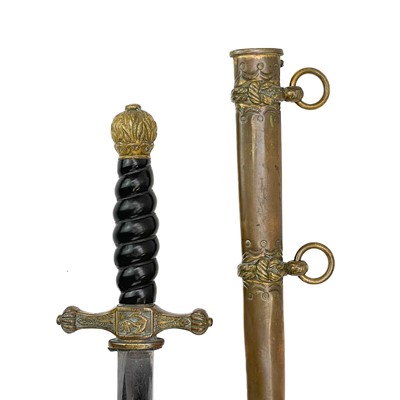 Lot 282 - An Imperial German Naval dirk.