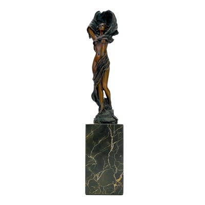 Lot 154 - Miguel Fernando Lopez (Milo), A bronze of a lady.