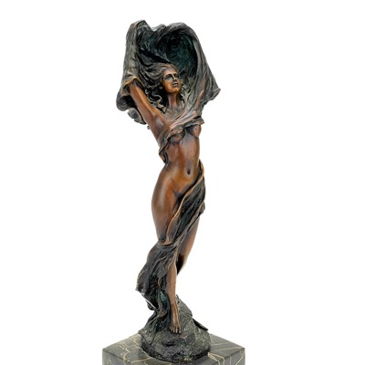 Lot 154 - Miguel Fernando Lopez (Milo), A bronze of a lady.