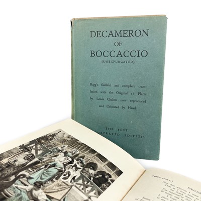 Lot 296 - DECAMERON OF BOCCACCIO (UNEXPURGATED)