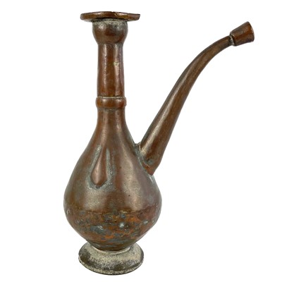 Lot 260 - A Deccani copper ewer, India, early 19th century