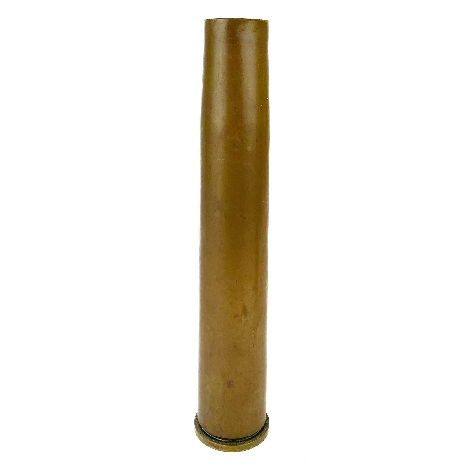 Lot 25 - A 40mm Bofors brass cartridge.