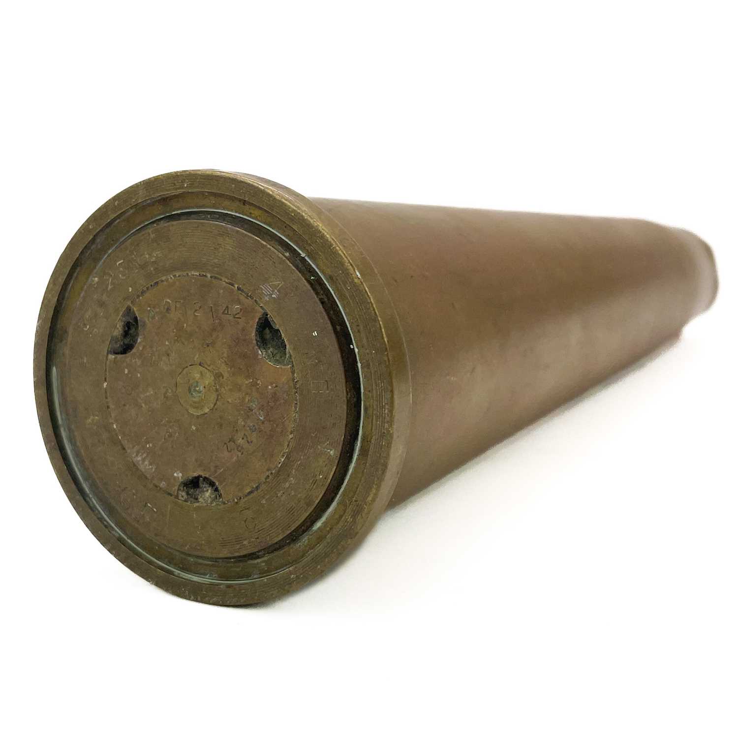 Lot 25 - A 40mm Bofors brass cartridge.