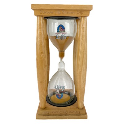 Lot 150 - A Leffe beer sand timer.