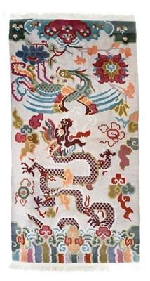 Lot 88 - A Tibetan rug, circa 1940.