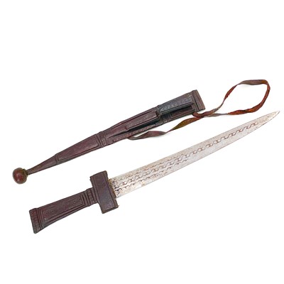 Lot 274 - A Tuareg Takouba type short sword.