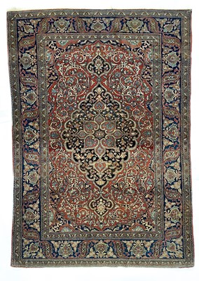 Lot 90 - An Isfahaen carpet, Central Persia