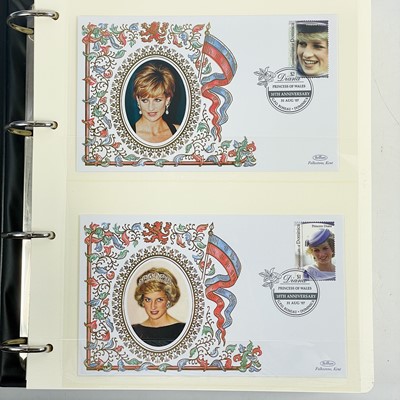 Lot 324 - Princess Diana coin covers (x6), miniature sheets (x76), commemorative covers (x280)