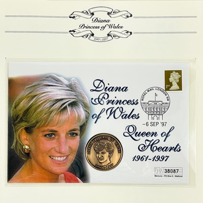 Lot 324 - Princess Diana coin covers (x6), miniature sheets (x76), commemorative covers (x280)