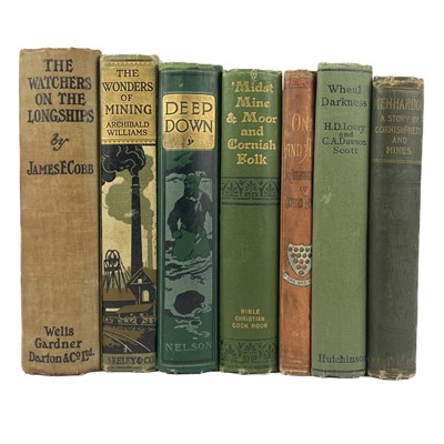 Lot 121 - Cornwall interest. Seven works with decorative cloth bindings.