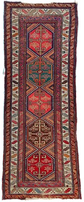 Lot 253 - A Garabagh rug, South Caucasus, circa 1920.