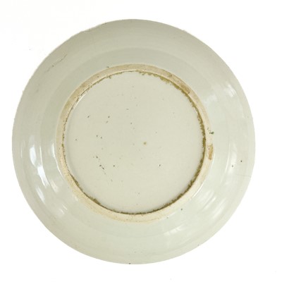 Lot 55 - A Chinese Canton porcelain dish, 19th century.