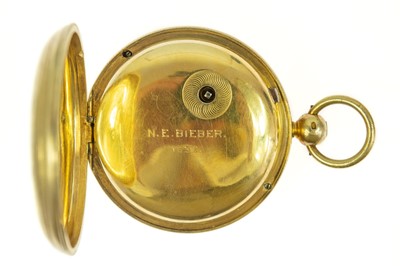 Lot 2 - An early Victorian silver gilt chronometer pocket watch by Cade & Robinson.