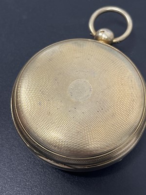 Lot 2 - An early Victorian silver gilt chronometer pocket watch by Cade & Robinson.