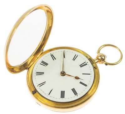 Lot 7 - A Victorian 18ct gold cased open face fusee lever pocket watch by J Alexander London.