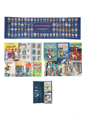 Lot 946 - Football memorabilia - trading cards, books, programmes etc.