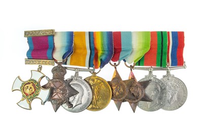 Lot 247 - DSO group of Eight Medals RN