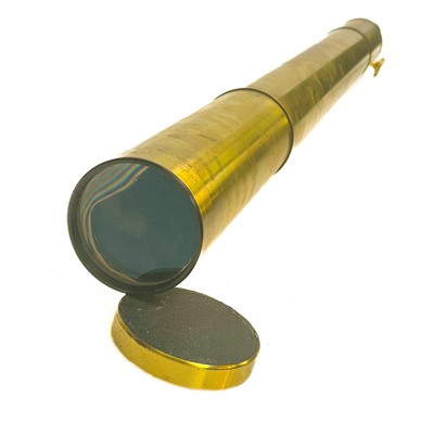 Lot 85 - A brass Terrestrial telescope.