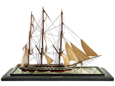 Lot 184 - A scratch built model of the H.M.S Rodney.