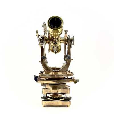 Lot 319 - A Cooke, Troughton & Simms bronze and brass transit theodolite.