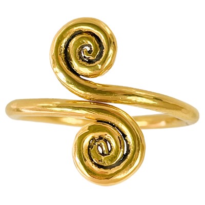 Lot 387 - A 24ct gold 'Viking' ring by James Suddaby.