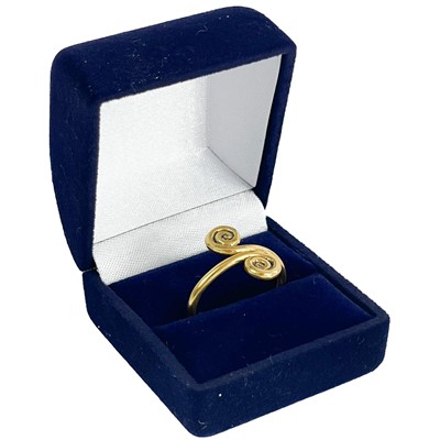 Lot 387 - A 24ct gold 'Viking' ring by James Suddaby.