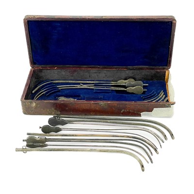 Lot 318 - A cased set of catheters.