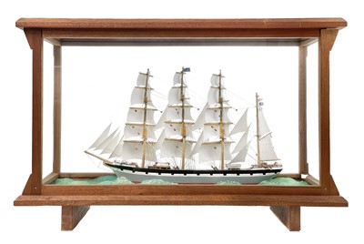 Lot 18 - A scratch built model of a Victorian Clipper ship.