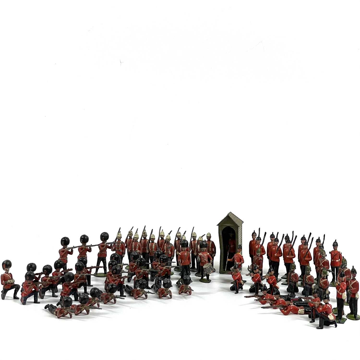 Lot 791 - Lead red coats - Grenadier Guards etc.