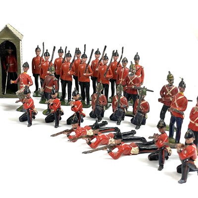 Lot 791 - Lead red coats - Grenadier Guards etc.