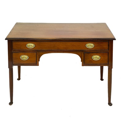 Lot 737 - A 19th century mahogany side or dressing table.