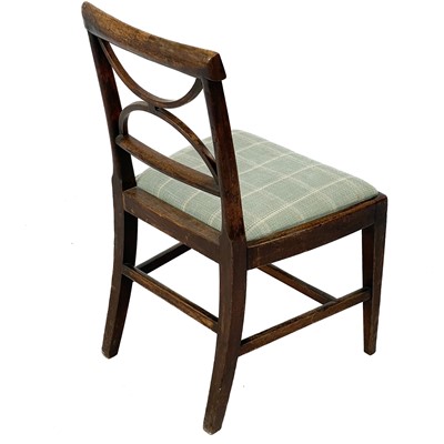 Lot 619 - A Regency mahogany Sheraton type chair.
